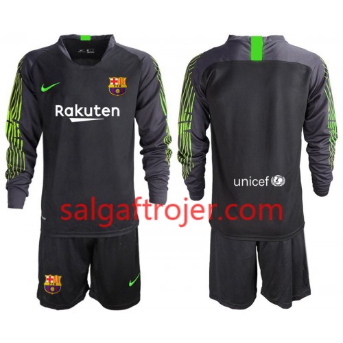 FC Barcelona Fodboldtrøjer Målmand Børn Udebanesæt 2019/20 Langærmet FC Barcelona Fodboldtrøjer Målmand Børn Udebanesæt 2019/20 Langærmet